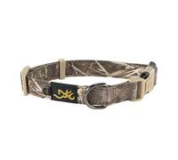 Browning Collier Classique pré-Formance pour Animal de Compagnie, entièrement réglable, Disponible en Couleurs Unies et Motifs Camouflage, Realtree Max-7, Taille M