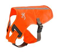 Browning Gilets de sécurité Haute visibilité pour Chiens, Orange, Taille L, Couverture réglable