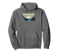Browning Montana Outdoor Art Retro Hiking Sweat à Capuche