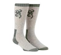 Browning Poplar 2-Pack Chaussettes, Vert Olive/Noir, L (Lot de 2) Garçon