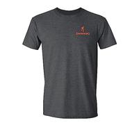 Browning Shirt, Hunting & Outdoors Short Sleeve Graphic Tees, Half Realtree Edge Buckmark (chiné foncé), XXL Homme