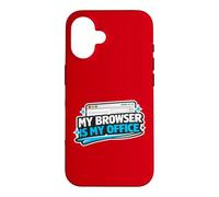 Browser is My Office Funny Programmer, Software Engineers Coque pour iPhone 16