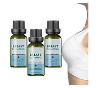 Browsluv - Lot de 3 huiles essentielles naturelles pour buste repulpant et soulevant les seins, huile essentielle naturelle raffermissante pour le buste