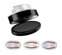 Browvana Set de Tampons à Sourcils, Browvana Tampon Sourcils Waterproof pour Femme, Kit Brow Lift Sourcils, Outil de Définition, Personnalisez Rapidement la Forme Sourcil Pour Débutant，Gray-Black