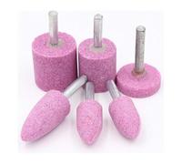 broyage de la tête, Meule à aiguiser tige de 6 mm for outils rotatifs Dremel, multicolore, plusieurs tailles, for métal et bois(Pink,25mm cone)