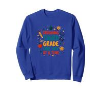 Broyage de troisième année Un Jour à la Fois Sweatshirt, Unisexe pour Adultes, Bleu Royal, L