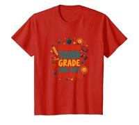 Broyage de troisième année Un Jour à la Fois T-Shirt, Enfant, Rouge, 2 Ans