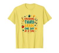 Broyage de troisième année Un Jour à la Fois T-Shirt, Homme, Citron, M
