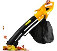 Broyeur 3 en 1,10:1, Rapport de déchiquetage, Sac de Collecte de Feuilles de 35 L, 270 km/h, souffleur de Feuilles de Jardin 3000 W, aspirateur de Jardin