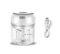 Broyeur à ail électrique - Mini presse-purée, hachoir à viande portable pour la cuisine, idéal pour les légumes, préparation de salades B