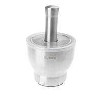 Broyeur À Ail En Acier Inoxydable 304 Socles Sel Et Pilon Bol Presse-ail Broyeur Épices Ensemble De Mortiers Et Pilon En Acier Inoxydable 304