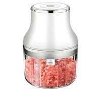 Broyeur à ail - Processeur d'aliments sans fil - Hachoir à ail rechargeable de 250 ml, pour cuisine, maison, restaurant, fromage, viande, pomme de terre