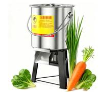 Broyeur à aliments for volailles, broyeur robuste à 4 lames, hachoir électrique professionnel for légumes, robot culinaire et hachoir professionnel, idéal for les fruits et légumes(850W)