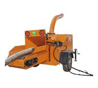 Broyeur à bois de qualité professionnelle pour ferme et verger - Déchiqueteuse à bois pour élagage, nettoyage et recyclage du bois - Déchiqueteuse à bois industrielle robuste pour machines forestières