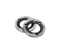 Broyeur à café en alliage de titane de grande taille 98MM, fraise plate, compatible avec les moulins à café C98pro-DL et EK43(98mm titanium alloy)