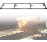 Broyeur à chaîne Système de guidage pour fraise à rail en alliage d'aluminium Parement Fraisage Accessoires pour tronçonneuse Outils pour les entrepreneurs Travailleurs du bois