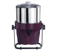 Broyeur à chocolat professionnel ergonomique inclinable, raffineur humide à système de broyage sur pierre pour cacao, masse de cacao, beurres de noix et fruits secs. Moteur 200W, cuve 2L.