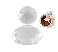 Broyeur à cristaux de laboratoire - Ensemble de pilons d'agate à base plate, herbes en pierre, outil de broyage givré pour poudre d'épices | Pigment Pharmacie Stu