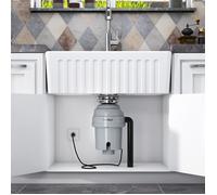 Broyeur à déchets MEJE 3/4 chevaux, acier inoxydable, système d'élimination des déchets d'évier de cuisine,Grid