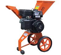 Broyeur à essence 6 CV - Moteur à 4 temps - 208 cm3 AST - En bois - Pour jardin avec tambour