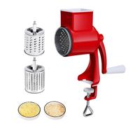 Broyeur à fromage manuel - Râpe à noix manuelle - Outils rotatifs - Moulin de cuisine multifonction - Chocolat F avec poignée ergonomique - Nettoyage facile - Outil pour la cuisson ou la