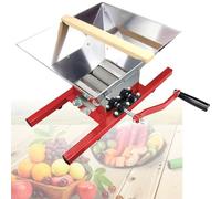 Broyeur à fruits et broyeur manuel en acier inoxydable pour pressage de cidre et de vin, idéal pour les raisins et les pommes