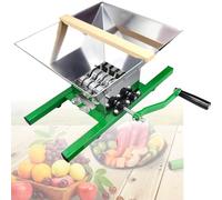 Broyeur à fruits et broyeur manuel en acier inoxydable pour pressage de cidre et de vin, idéal pour les raisins et les pommes