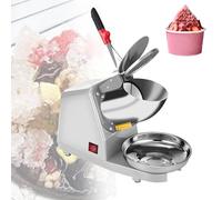 Broyeur à glace électrique avec deux lames en acier inoxydable, haute efficacité et fonctionnement silencieux pour cocktails à la maison et commerciaux, bars, slushies et fêtes
