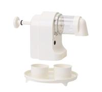 Broyeur à glace électrique, concasseur à glace portable - Machine à cône de neige avec plateaux | Mécanisme d'écrasement Accessoires de cuisson pour les réunions familiales, fêtes en plein air