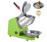 Broyeur à glace électrique, machine à cônes de neige commerciaux avec deux lames, grossier réglable, double protection pour smoothies et glace pilée