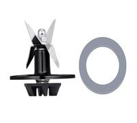 Broyeur à glace en acier inoxydable trempé 4 pièces, compatible avec les de rechange du mixeur centrifuge Cuisinart