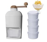 Broyeur à glace - machine à glace portable à la main, conception manuelle lourde | Fabricant de cas de lame en acier inoxydable tranchante pour les fêtes produisant des cocktails de noix de coco de n
