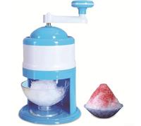 Broyeur à glace manuel à manivelle pour glace pilée - Appareil compact pour maison - 27 x 15,5 cm