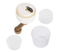 Broyeur à glace portable pour glace pilée, slushies et cocktails, avec 2 bacs à glaçons pour une utilisation facile (broyeur à glace + bac à glace)