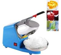 Broyeur à Glace Rasoir à Glace Maison Et Commercial Machine à Glace Pilée électrique Domestique Et Commerciale Machine à Glace Pilée en Acier Inoxydable, Blue
