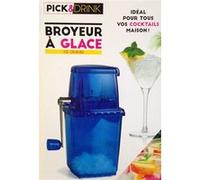 Cook Concept KV7141 Broyeur à Glace Pilée à Manivelle Complètement Givré ou Brisez la Glace ou En direct du Pôle Nord Transparent H23,5 x 11 x 15,3 cm