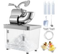 Broyeur à Glace - VEVOR - Machine à Glace Pilée 300XTD - 180 KG-H