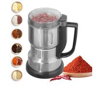 Broyeur À Grains Moulin À Grains Électrique En Acier Inoxydable Broyage Rapide Moulin À Épices Avec Couvercle Broyeur À Grain Usage Domestique Pour, Poivre, De Lin