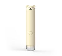 Broyeur à ongles pour bébé avec lumière LED, 2 modes de vitesse et 6 têtes, silencieux, rechargeable, pour soins des nourrissons, tondeuse à ongles portable avec lumière