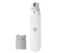 Broyeur à ongles rechargeable pour chien, broyeur à ongles pour animaux de compagnie | Broyeur à ongles électrique avec lumière LED,Coupe-ongles puissant pour chiens et chats, outil de toilettage liss