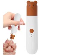 Broyeur À Ongles Rechargeable Pour Chien, Coupe-ongles Électrique Pour Animaux De Compagnie Avec Lumière LED, Broyeur À Ongles Professionnel, Outil De Toilettage Lisse, Coupe-ongles Pour Chien Et Chat