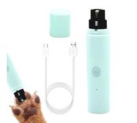 Broyeur à ongles rechargeable pour chien - Portable USB Trimmer Grinder Professional Pet Grinder Electric Nail | LED Light Toilettage Tool pour les ongles des orteils, kit de meulage des ongles à