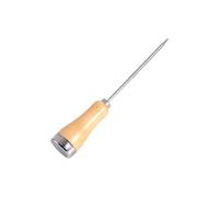 Broyeur à Pioche avec Manche en Bois Poinçon Poinçon Poinçon en Acier Inoxydable Ciseau à Glace à Double Action Idéal pour les Bars et la Maison