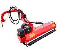 Broyeur d'accottement latéral avec déport hydraulique 145 cm - Inclinable à la verticale - Cardan et attelage trois points - Série moyenne Torros KPV145