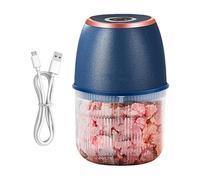Broyeur d'ail électrique - Processeur d'aliments de 350 ml pour cuisine, broyeur portable, pour légumes, nourriture, viande, chili, fruits, haricots, légumes, ail