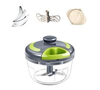 Broyeur d'ail manuel multifonction Outil de cuisine ABS et construction en métal Accessoire de cuisson efficace à la main Outil de cuisine multifonction Moulin à ail
