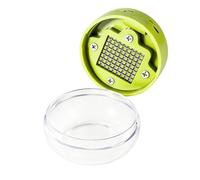 Broyeur d'Ail | Mini ustensile de cuisine manuel en acier inoxydable | Petite râpe à ail avec récipient,Pour la cuisine maison restaurant pique-nique camping barbecue préparation des aliments