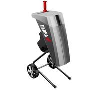 Broyeur de végétaux électrique DEDRA 2500 W, diamètre de coupe 45 mm, vitesse 0-2950 tr/min, sac de collecte 65 L, broyeur de branches pour jardin et entretien des déchets verts