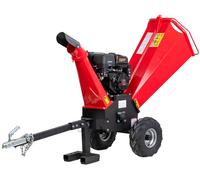 Broyeur de branches pro tractable thermique essence 15 CV 420 cc 120 mm démarrage électrique Torros HHK124