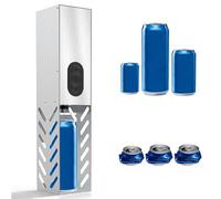 Broyeur de canettes automatique pour canettes et bouteilles en aluminium, broyeur robuste, idéal pour un usage domestique et commercial